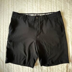 Callaway Men's Black Flat Front 5 pocket Shorts 38